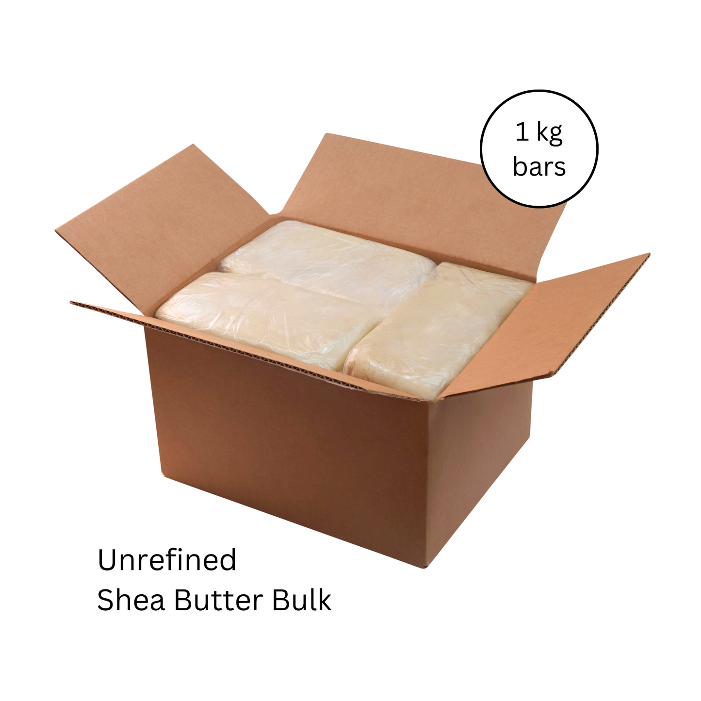 Unrefined Shea Butter - 1 kg Bars