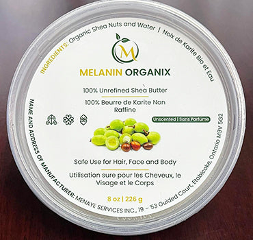 100% Unrefined Shea Butter 8oz (226 gm)